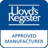 Lloyd's Register Approved Manufacturer mark